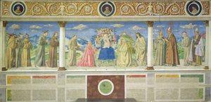 Bağışçılar ve Azizlerle Çevrili Bakire, 1503